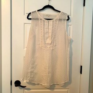 Sheer Boho White Tunic